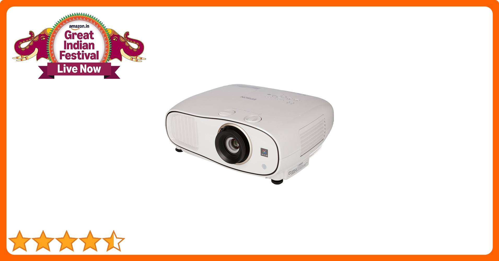 Epson EH-TW6700 1080p(Full HD 3D), 3000 L with 300